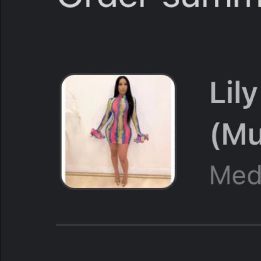 Mesh Mini Dress